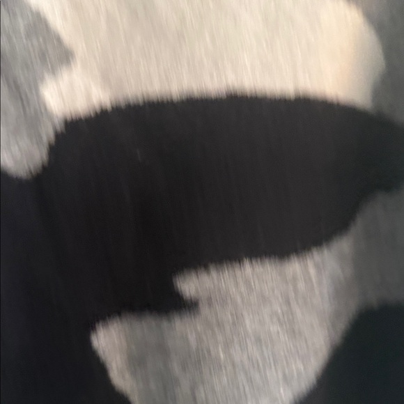 Women’s Brodie’s Fine Cashmere Black and Green Camouflage Sweater - Picture 4 of 5